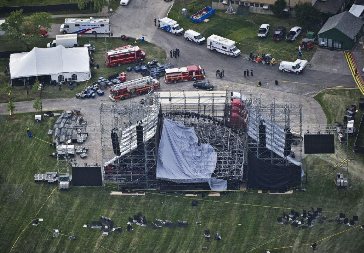 Downsview stage collapse